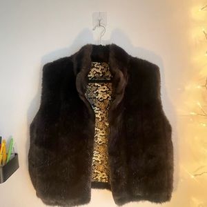 REAL fur vest